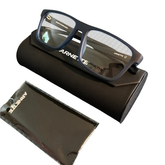 Arnette AN7251U PHAMIL Blue Light Blocking LensesIn Frosted Blue With Case/Cloth - Picture 1 of 6